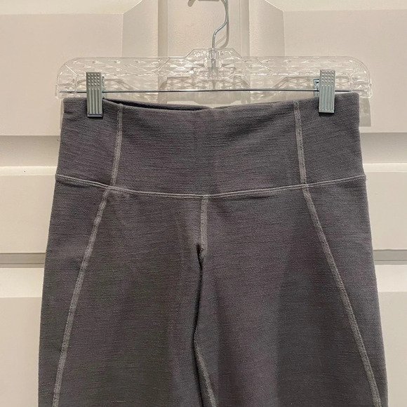 Lululemon Gather & Crow Crop *Denim Coal Fossil Slub Denim 16304 - Picture 7 of 15